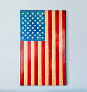 Vertical Flag - “The Patriot” Wooden Flag American Grains LLC 