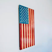 Vertical Flag - “The Patriot” Wooden Flag American Grains LLC 